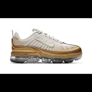 Nike Vapormax 360 White Metallic Gold Wmns 8.5